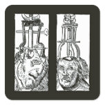 Trepanation For Handywarke of Surgeri Square Stickers Trepanation For Handywarke of Surgeri Square Stickers