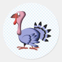 Trepplin Turkey Stickers