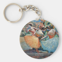 Tres bailarines de Edgar Degas Llaveros Personalizados