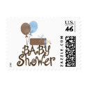 Tres Chic Bebe Bleu postage by SweetRascal Tres Chic Bebe Bleu postage