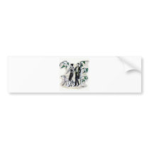 Tres Chic, fine art by TJ Conway Bumper Sticker