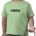 TRES Multiples tee for twins, triplets t-shirts