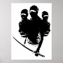 tres ninjas. posters