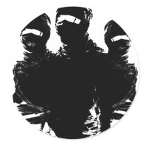 tres ninjas. sticker