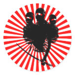 tres ninjas. stickers