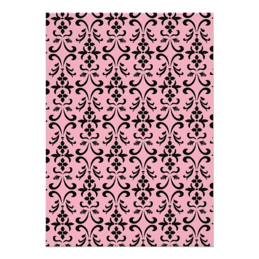 Tres Paris Bridal Shower (pink) Card