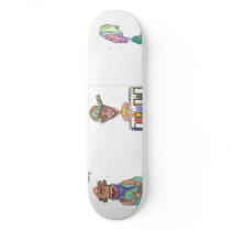 tres` phaces custom skateboard