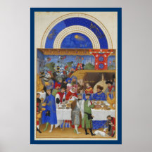 Très Riches Heures - January Posters