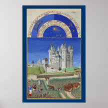 Très Riches Heures - September Print