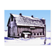 Trescher Barn- postcard.