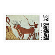 Trescher Of Cereals By Maler Der Grabkammer Des Me Postage Stamps
