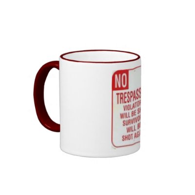 trespassing mug by chanlovesher1