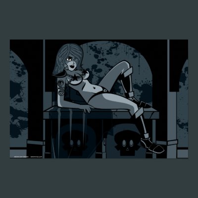 Tress Pin-up 02 Posters by Sunday_at_10