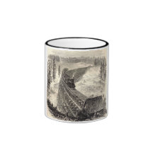 Trestle Bridge on the Pacific Railway Coffee Mug