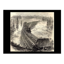 Trestle Bridge on the Pacific Railway Postcards