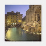Trevi Fountain at night, Rome, Lazio, Italy Magnets