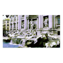 Trevi Fountain Business Cards