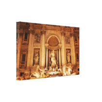 Trevi fountain canvas prints