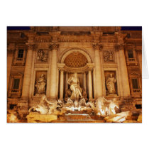 Trevi fountain cards