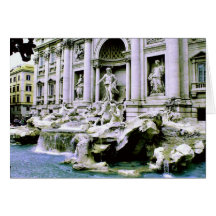 Trevi Fountain Card
