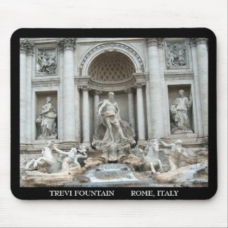 Trevi Fountain in Rome, Italy mousepad