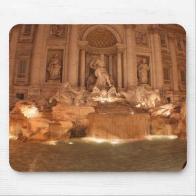Trevi Fountain Mouse Pads by Barnabas7