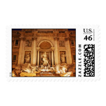 Trevi fountain postage