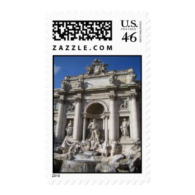 Trevi Fountain Postage by blewise