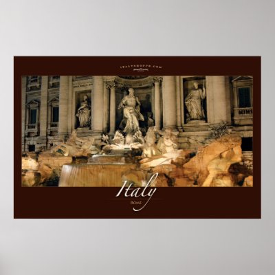 Trevi Fountain Print by ItalyShoppe