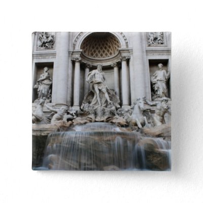 Trevi Fountain Rome buttons
