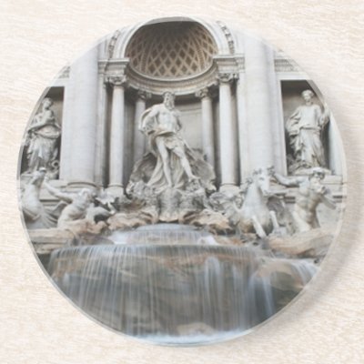 Trevi Fountain Rome coasters