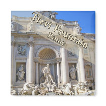 Trevi Fountain Rome Italy magnets by malibuitalian Trevi Fountain Rome Italy magnets