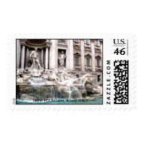 TREVI FOUNTAIN, ROME ITALY postage
