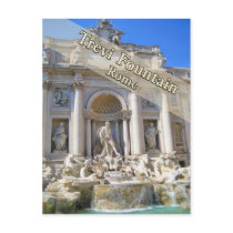 Trevi Fountain Rome Italy postcards