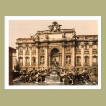 Trevi Fountain, Rome, Lazio, Italy postcards