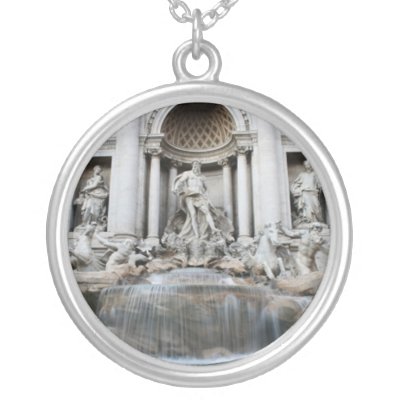 Trevi Fountain Rome necklaces