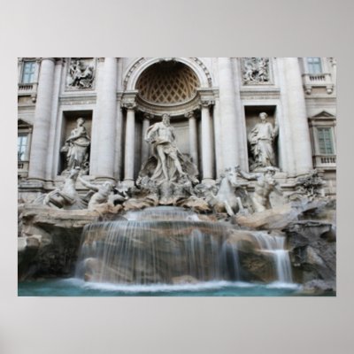 Trevi Fountain Rome posters