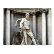 trevi man postcards