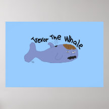 Trevor the Whale Poster