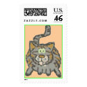 Trex cartoon postage