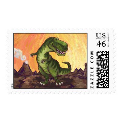 TRex Postage Stamp