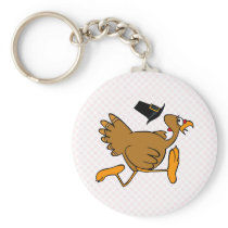 Trey Turkey Keychain