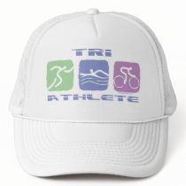 TRI ATHLETE hats by briddel TRI ATHLETE hats