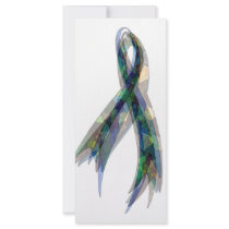 Tri-Camouflage Ribbon rack cards by JulyEveningStarr Tri-Camouflage Ribbon rack cards