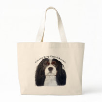 Tri Color Cavalier King Charles Spaniel bags