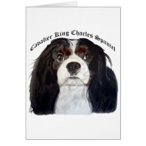 Tri Color Cavalier King Charles Spaniel cards