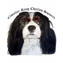 Tri Color Cavalier King Charles Spaniel t-shirts