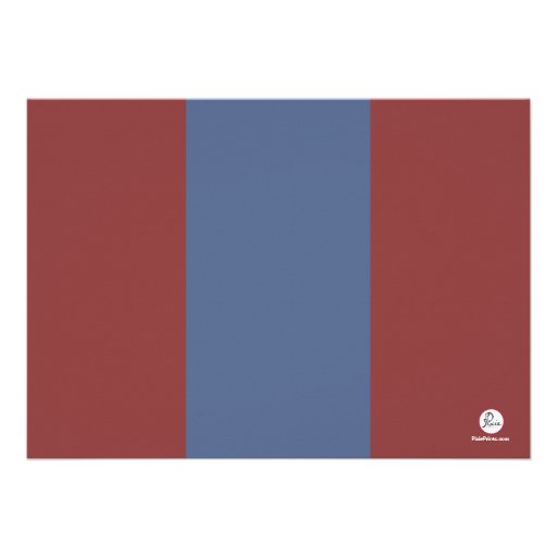 Tri Color Graduation Invitation / Announcement