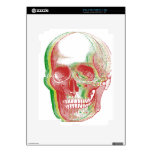 Tri-color Rasta Skull Skin For The iPad 2