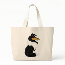 Tri-color Rough Collie Cartoon Bag